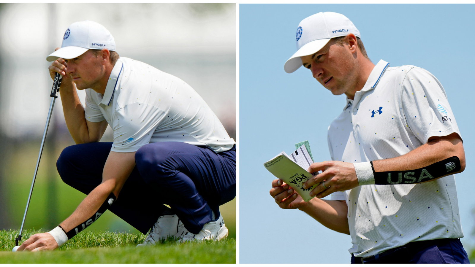 Jordan Spieth reveals how he hurt his wrist after 'trying to fake it' at US PGA